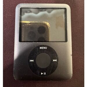 Apple iPod Nano 3rd Generation 8GB Silver Black A1236 For Parts Repair only